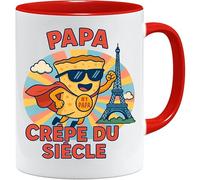 Jungle Mug | Papa Crepe du Siècle Taza divertida | Regalo del Día del Padre con humor | Idea de regalo de cumpleaños para hombres | Divertida taza con texto para papá