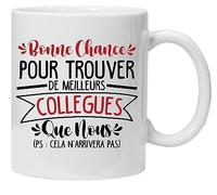 Jungle Mug Regalo Colega De Trabajo | Buena suerte para encontrar mejores colegas que nosotros | Taza Regalo Colega De Trabajo | Taza Trabajo - Iniciar Colega
