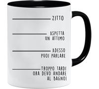 Jungle Mug Taza Divertida | Taza con Mensajes Divertidos | Taza Desayuno Hombre | Taza Linda Oficina | Regalo Divertido para Él | Taza Original Regalo | Taza Lavable en Lavavajillas (Negro)