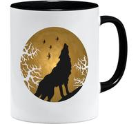 Jungle Mug Taza vikinga nórdica, idea de regalo para hombres mayores, papá, abuelo, taza de café, diseño vikingo, cránea, jarra de cerveza y martillo (VIKING013)