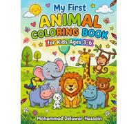 Jungle Paws & Fuzzy Friends: My Big Animal Coloring Book: A Fun Coloring Adventure with Cute Animals for Kids Ages 3-6