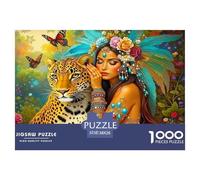 Jungle Queen Art Estructura Duradera Actividad De Ocio Ideal, Apta para Mejorar Habilidades De Resolución De Problemas 38x26cm/1000pcs