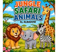 Jungle Safari Animals: A Coloring Book for Kids