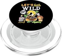 Jungle Safari Let's Get Wild 2nd Birthday Zoo Niño de 2 años PopSockets PopGrip para MagSafe