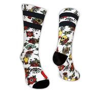 Jungle Socks Calcetines Deportivos Divertidos Unisex para CrossTraining, StreetWear, Running, Fitness, Gimnasio y LifeStyle. 39-42 EU