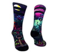 Jungle Socks Calcetines Deportivos Divertidos Unisex para CrossTraining, StreetWear, Running, Fitness, Gimnasio y LifeStyle. 43-46 EU