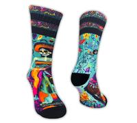 Jungle Socks Calcetines Deportivos Divertidos Unisex para CrossTraining, StreetWear, Running, Fitness, Gimnasio y LifeStyle. 39-42 EU