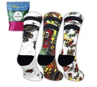 Jungle Socks Pack 3 - Calcetines Deportivos Divertidos Unisex para CrossTraining, StreetWear, Running, Fitness, Gimnasio y LifeStyle. 36-38 EU