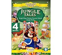 Jungle Tales (4 Disc Set) - Tarzan, The Jungle King, Jungle Book, Treasure Island by Diane Paloma Eskenazi