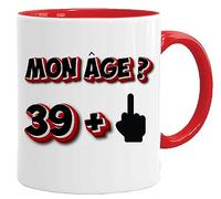Jungle - Taza de regalo de cumpleaños de 40 años Rigolo | Para él o ella - Profanidad gruesa | Taza Humor Original Hombre Mujer (40)