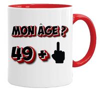 Jungle - Taza de regalo de cumpleaños de 50 años, Rigolo divertido, para él o ella - Regalo de cumpleaños | Profanidad gruesa | Taza regalo | Hombre Mujer Humor Original (50)