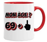 Jungle - Taza de regalo de cumpleaños de 70 años Rigolo divertido para él o ella | Profanidad gruesa | Taza regalo | Hombre Mujer Humor Original (70)