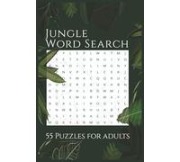 Jungle Word Search for Adults: Easy to Read Rainforest themed Word Search Puzzle Book for Seniors and Adults