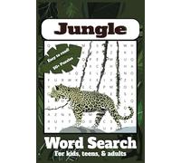 Jungle Word Search Puzzle Book: Easy to Read Print about Species, Exotic Animals, Foliage and More | 6x9 inches, 110 pages | 50+ Puzzles ... Gift for Vacations, Holidays, and Free Times