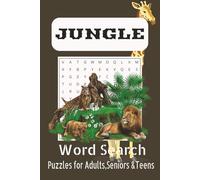 Jungle Word Search Puzzle book: Word searches with easy to read print about Exotic Jungle animals, Tropical & Rainforest beasts and more| 6*9 ... Gift for Vacations, Holidays and Free Times