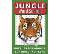 Jungle Word Search Puzzle Book: Word Searches with Easy to Read Print about Jungle Animals, Forests, Nature and More, 6x9 inches | Puzzles and Gift for Holidays, Vacations and Leisure Times