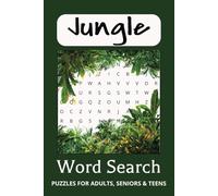 Jungle Word Search Puzzle Book: Word Searches With Easy to Read Print About Jungles, Jungle Animals, & Jungle Insects | 6x9 inches, 110 pages | 50+ ... Gift for Vacations, Holidays, and Free Times