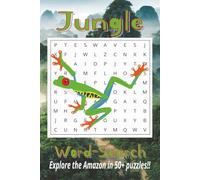 Jungle Word Search: Word Searches with Easy to Read Print about Jungles, Jaguars, Rain forests, and more | 6x9 inches, 110 pages | 50+ puzzles for Vacations, Holidays, and Free Time
