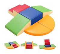 JungleDove Bloques de construcción de espuma para niños para escalada en interiores, 6 unidades, bloques de construcción gigantes para la motricidad del bebé, juguetes de escalada, bloques de