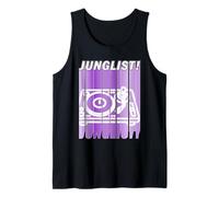 Junglist Music Purple Drum and Bass Camiseta sin Mangas