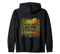 Junglist Raíces Cultura Bajo Sudadera con Capucha