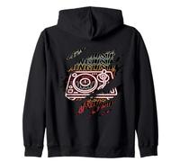 Junglist Tocadiscos Aterrador Disfraz de Halloween para DJ de Tambor y bajo Sudadera con Capucha