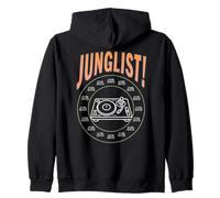 Junglist - Tocadiscos para Disfraz de DJ de música y bajo Sudadera con Capucha