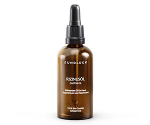 JUNGLÜCK Aceite de ricino orgánico 50 ml - vegano | 100% puro aceite natural prensado en frío revitaliza y bloquea eficazmente la humedad y los principios activos | Cuidado nutritivo para la cara