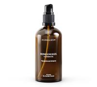 JUNGLÜCK Gel limpiador facial vegano para una limpieza profunda sin secar la piel | Limpiador facial antiespinillas espumoso para eliminar impurezas y maquillaje