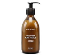JUNGLÜCK Loción corporal hialurónica, 240 ml, vegana, ligera y sin aroma para una hidratación intensa, la leche corporal hidratante alivia la sequedad y las sensaciones de tensión y tiene un efecto