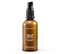 JUNGLÜCK Sérum de azelaína vegano, calmante facial contra espinillas y enrojecimientos, ácido azelaico que reduce las manchas de pigmentación, las manchas y las imperfecciones de la piel, 10% de ácido