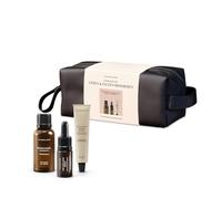 JUNGLÜCK Set de regalo para familiarizarse con líneas y arrugas - Set de regalo Skincare con aceite limpiador, suero de colágeno profesional y crema hialurónica, rutina para una piel más firme