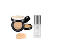 JUNGSAEMMOOL - Essential Skin Nuder Cushion SPF50+ P With Refill) - 14g+14g - 19 Light (1ea) + Essential Mool Micro...