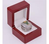 Junguluy Anillo de Campeonato de Bucks 2021: Diseño de Concha, Anillo de Campeones de Baloncesto con Caja de Anillo de Campeonato, Regalo de Colección de Cumpleaños para Fanáticos, Amigos Y Familiares