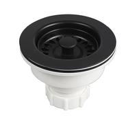 Junguluy Conjunto de desagüe para de cocina con cesta colador, tapón de drenaje, diámetro 114 mm, para de cocina de piedra de cuarzo