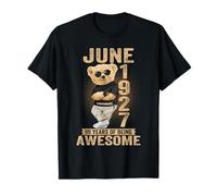 Junio 1927 99 cumpleaños 2026 Mujer 99 años Oso de Peluche Camiseta