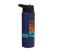 Junio 1957 Año 1957 Retro 1957 Vintage 1957 Desde 1957 Stainless Steel Insulated Water Bottle
