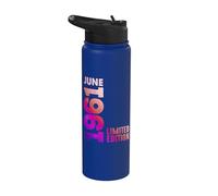 Junio 1961 Año 1961 Retro 1961 Vintage Edición Limitada 1961 Stainless Steel Insulated Water Bottle