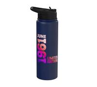 Junio 1961 Año 1961 Retro 1961 Vintage Edición Limitada 1961 Stainless Steel Insulated Water Bottle