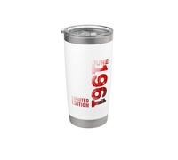 Junio 1961 Año Legendario 1961 Retro 1961 Vintage 1961 Vaso térmico de acero inoxidable de doble pared
