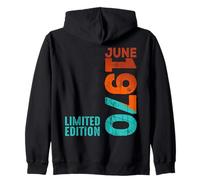 Junio 1970 Año 1970 Retro 1970 Vintage 1970 Desde 1970 Sudadera con Capucha