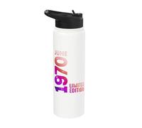 Junio 1970 Año 1970 Retro 1970 Vintage Edición Limitada 1970 Stainless Steel Insulated Water Bottle