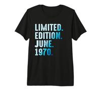 Junio 1970 Año 1970 Retro 1970 Vintage Edición Limitada Camiseta Premium