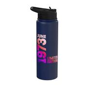 Junio 1973 Año 1973 Retro 1973 Vintage Edición Limitada 1973 Stainless Steel Insulated Water Bottle
