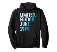 Junio 1974 Año 1974 Retro 1974 Vintage Edición Limitada Sudadera con Capucha