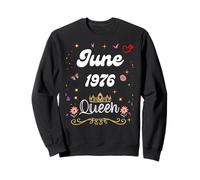 Junio 1976 Reina Desde Junio 1976 Cumpleaños Niña Mujer Sudadera