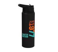 Junio 1977 Año 1977 Retro 1977 Vintage 1977 Desde 1977 Stainless Steel Insulated Water Bottle