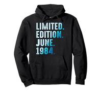 Junio 1984 Año 1984 Retro 1984 Vintage Edición Limitada Sudadera con Capucha