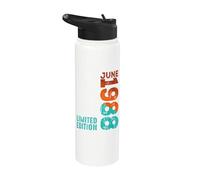 Junio 1988 Año 1988 Retro 1988 Vintage 1988 Desde 1988 Stainless Steel Insulated Water Bottle