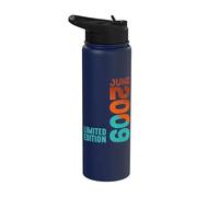 Junio 2009 Año 2009 Retro 2009 Vintage 2009 Desde 2009 Stainless Steel Insulated Water Bottle